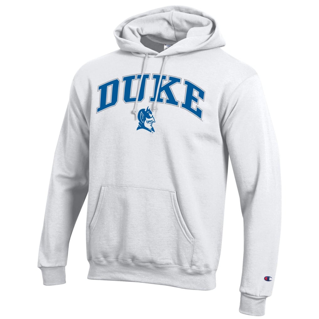  Duke Blue Devils Champion Arch Over Logo Pullover Hoodie - White